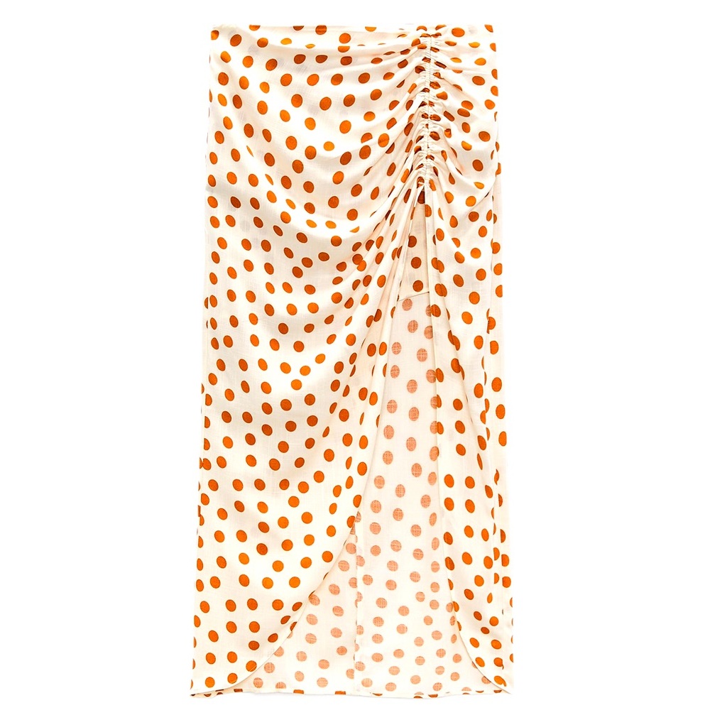 Zara High waisted midi skirt